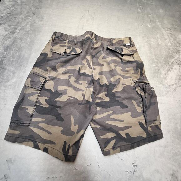 Levi's Shorts Mens 38 Camouflage Cargo Multi Pocket Zip Fly Utility - Picture 9 of 10